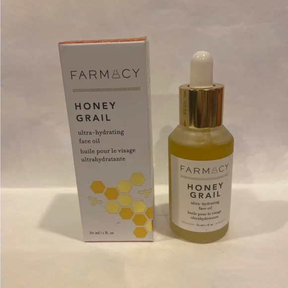 FARMACY Honey Grail Ultra-Hydrating Face Oil 1oz $48 NIB CLEAN BEAUTY - Picture 10 of 12